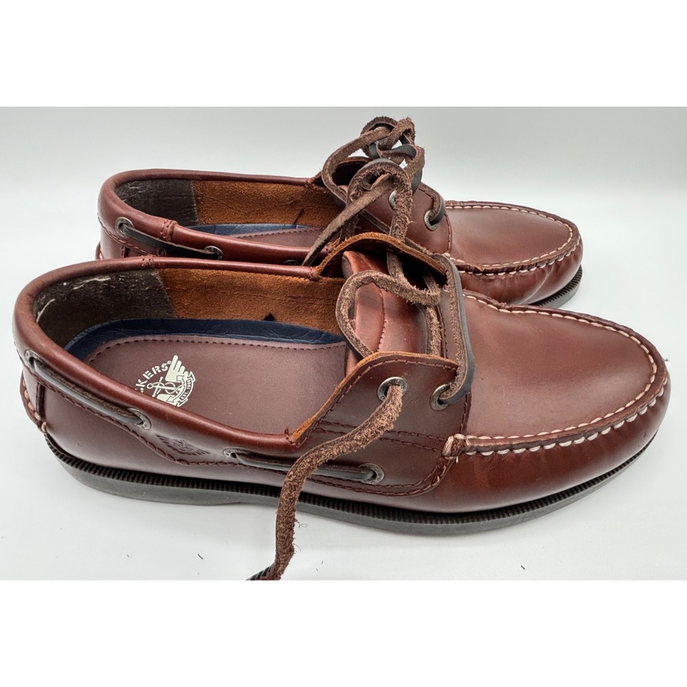 Dockers Men's Brown Leather Boat Shoes 7.5 - Picture 5 of 14